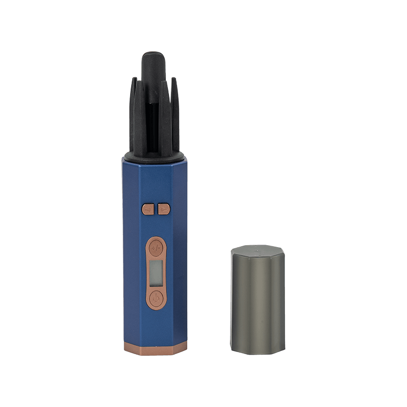 JYS-C5 Rizador de pelo LCD inteligente, inalámbrico, recargable por USB